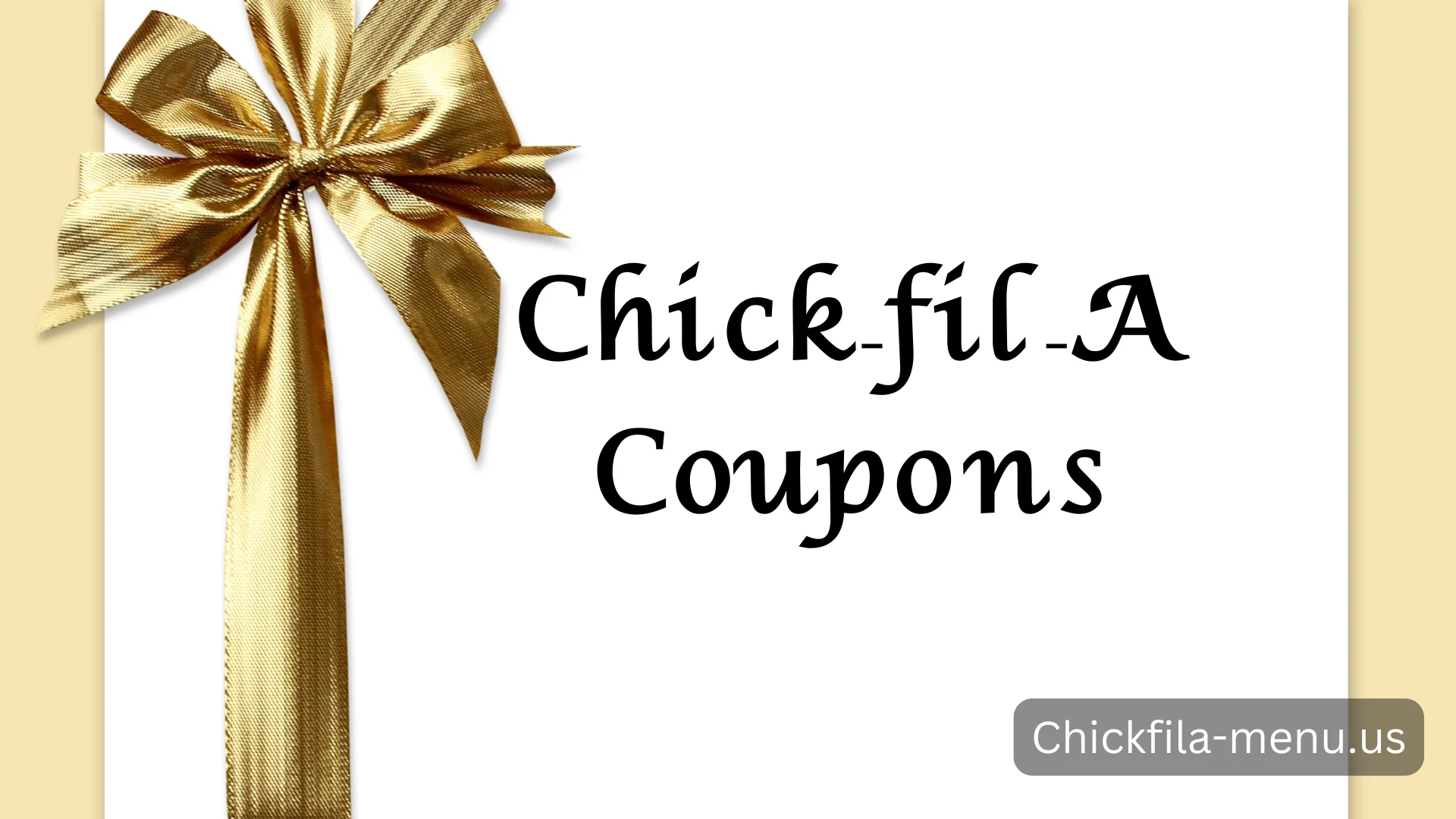 Chick-fil-A Coupons