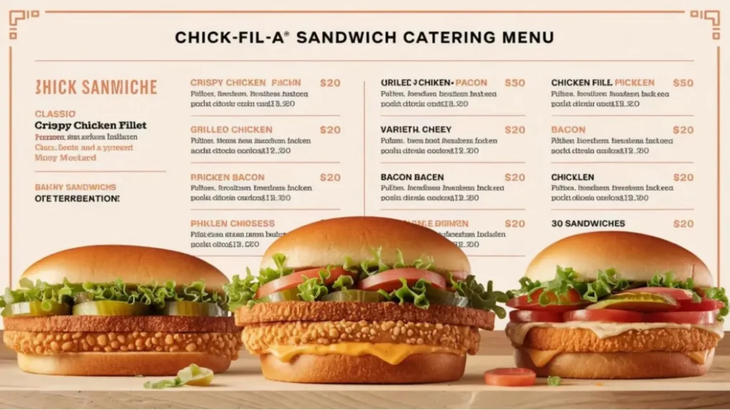 Chick-fil-A® Sandwich Catering Menu
