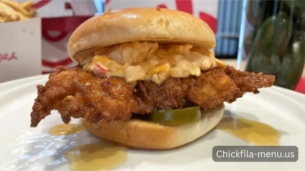 Honey Pepper Pimento Chicken Sandwich