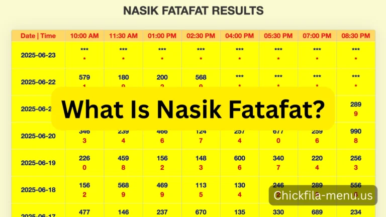 Nasik Fatafat: An Exciting Lottery Experience
