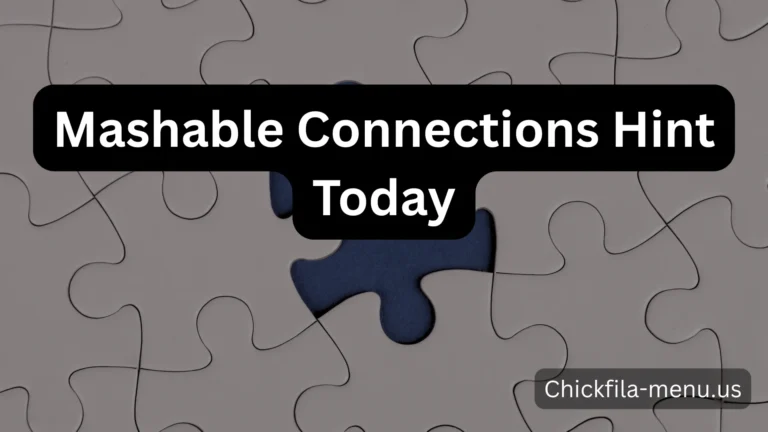 Mashable Connections Hint Today