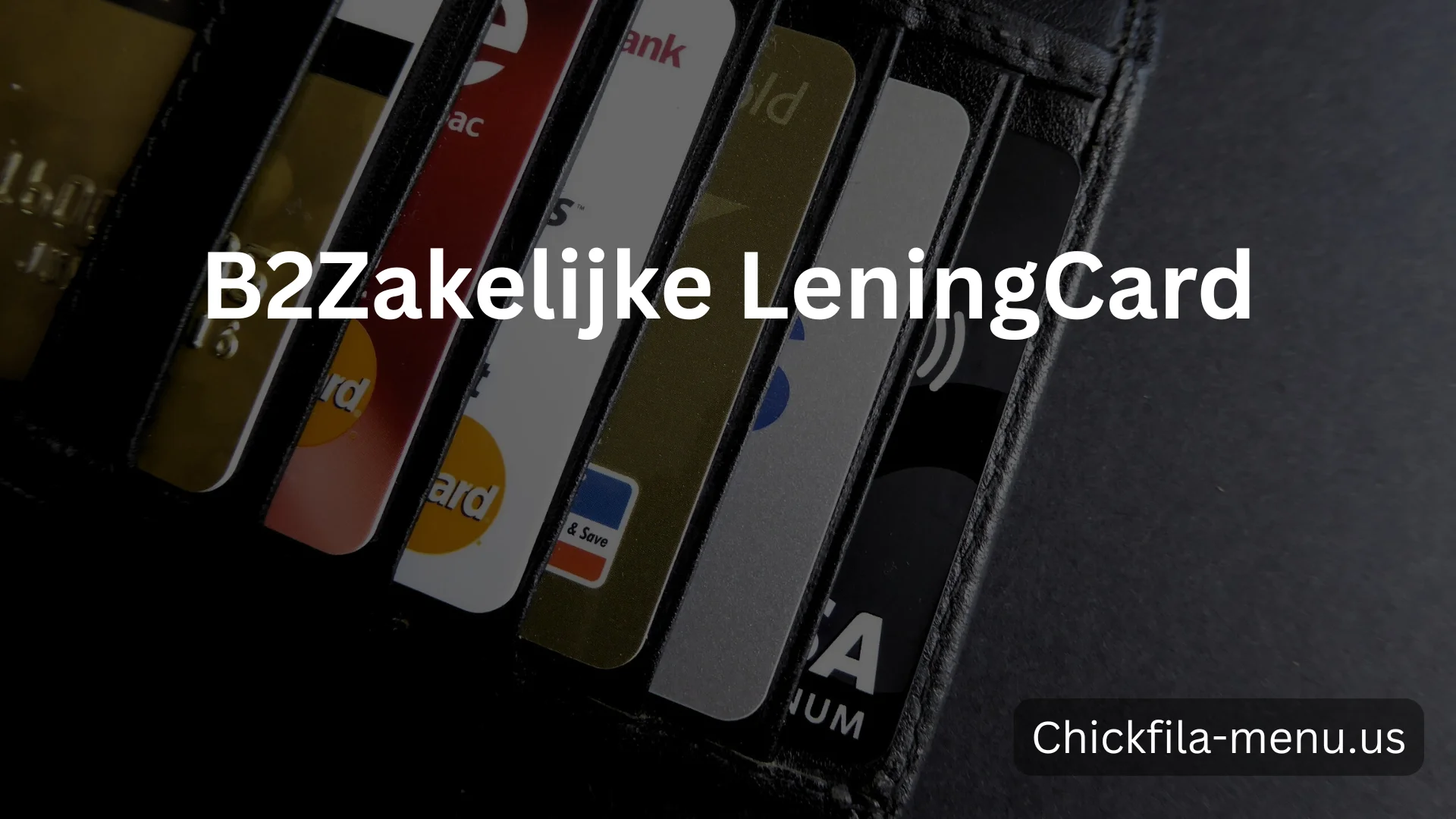 B2Zakelijke LeningCard
