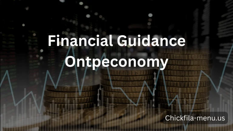 Financial Guidance Ontpeconomy