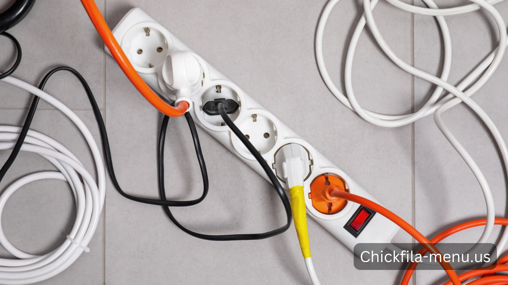 Flat Plug Extension Cord