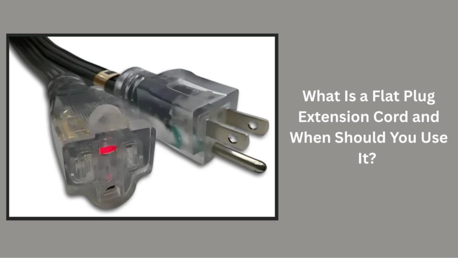 Flat Plug Extension Cord