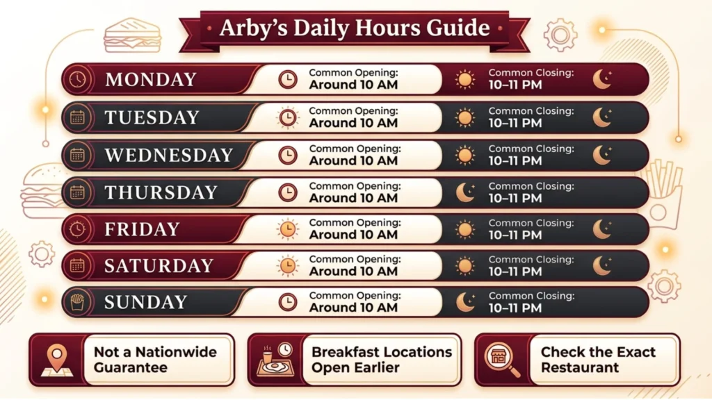 What Time Does Arby’s Open & Close